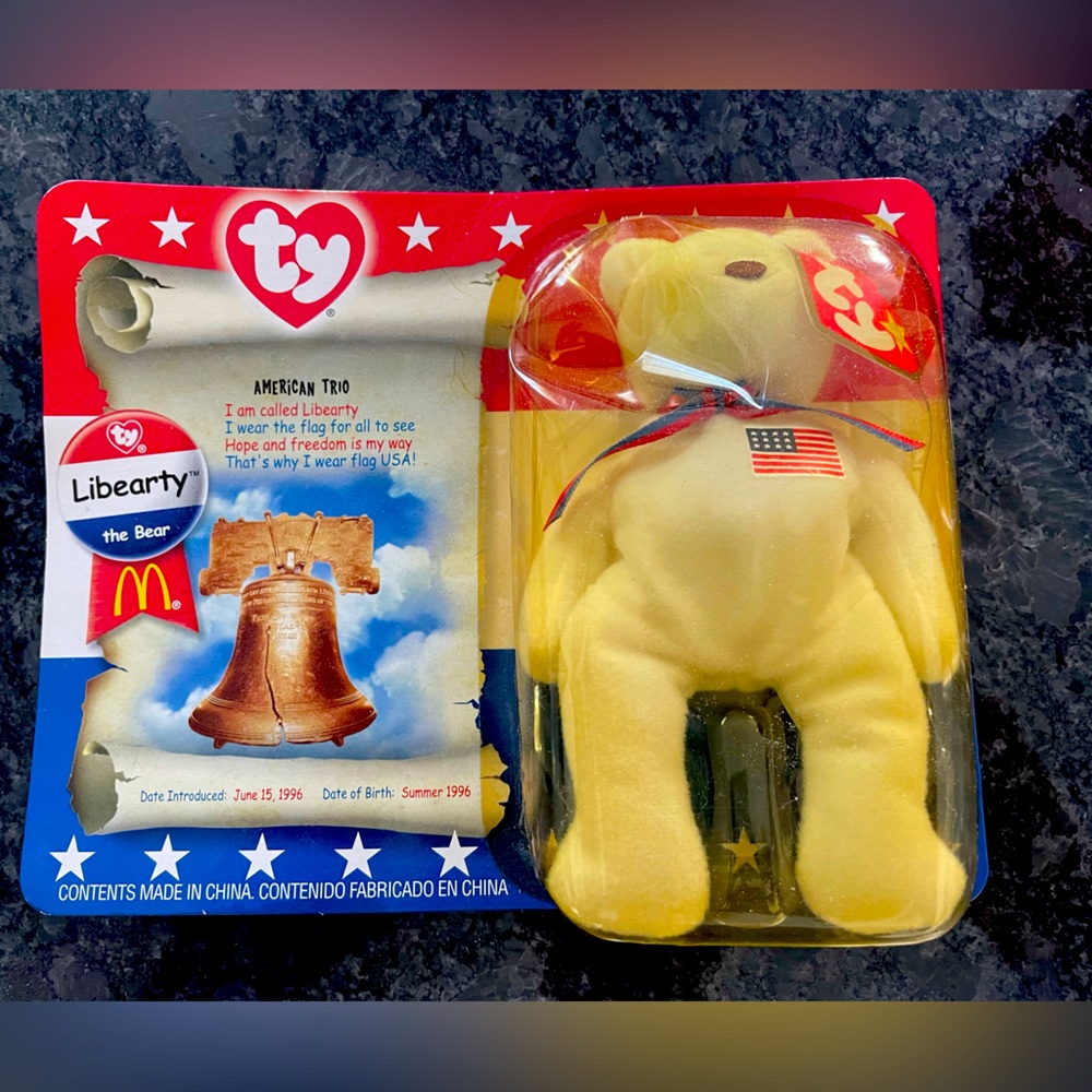 Liberty the Bear 1996 TY Beanie Baby